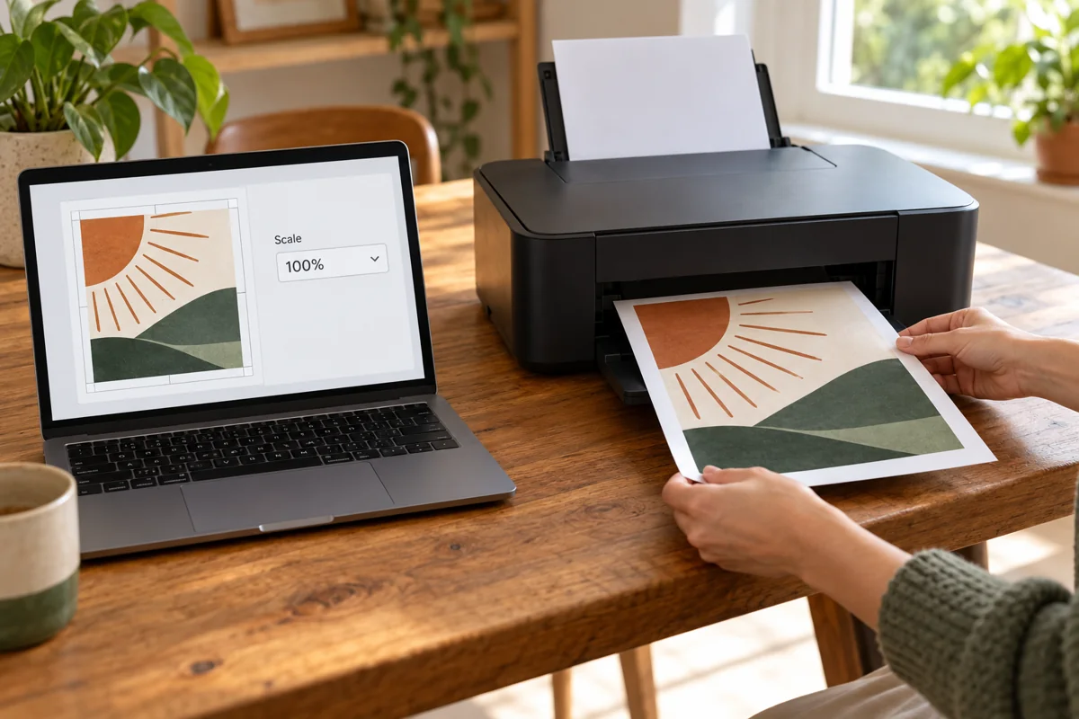 Seleccionar tamaño real e impresión a una cara en el PDF